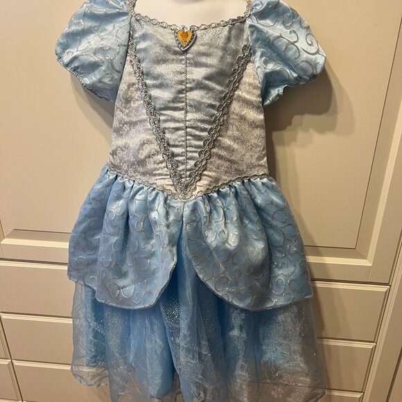 DISNEY Authentic Cinderella Deluxe Costume Dress, Crown & Scepter (Girls Med) - Picture 2 of 16